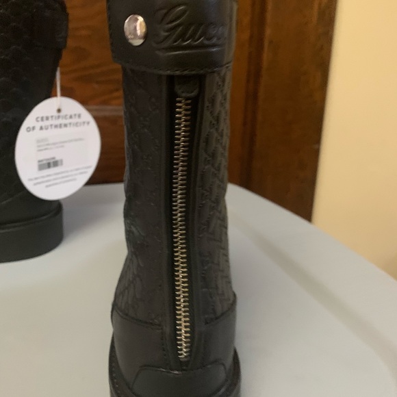 Authentic Gucci Boots. MSRP $1500. I never wore. Pre-owned. Never worn by anyone - Picture 4 of 8